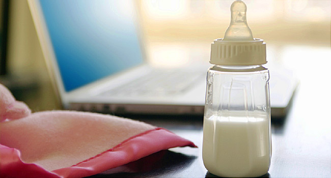 نکات منفی شیشه شیر برای نوزادان