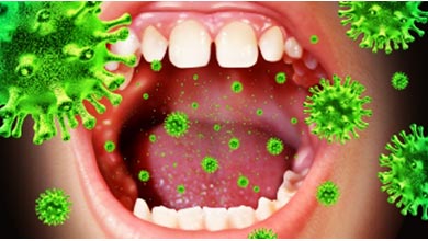 راه‌های ورود باکتری های مضر به دهان
