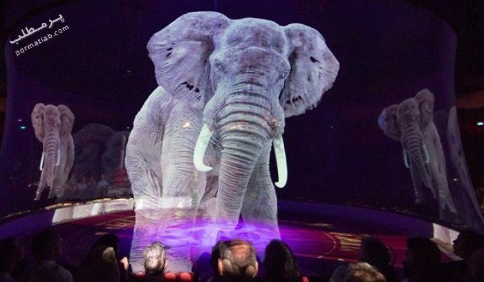 سیرکی با نمایش حیوانات مجازی