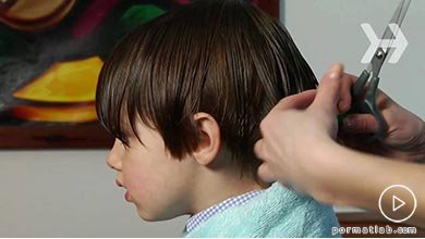 آموزش کوتاه کردن موی پسربچه در خانه