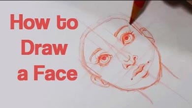 نقاشی حالت های مختلف چهره