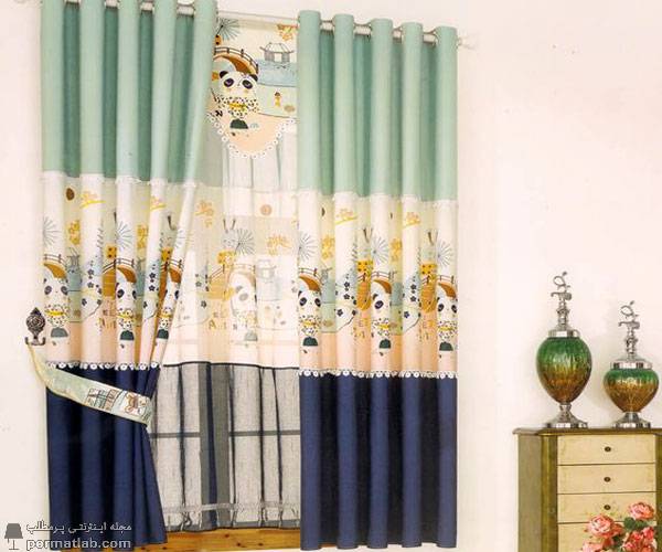 مدل پرده پنجره فانتزی مخصوص اتاق خواب کودکان