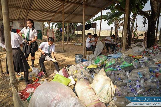 دانش آموزان این مدرسه به جای شهریه پلاستیک می‌پردازند