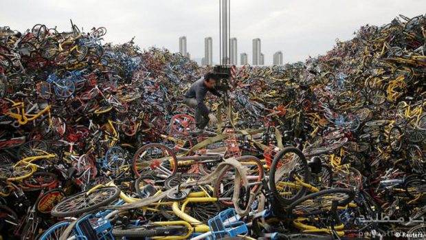 قبرستان‌ دوچرخه‌ در چین