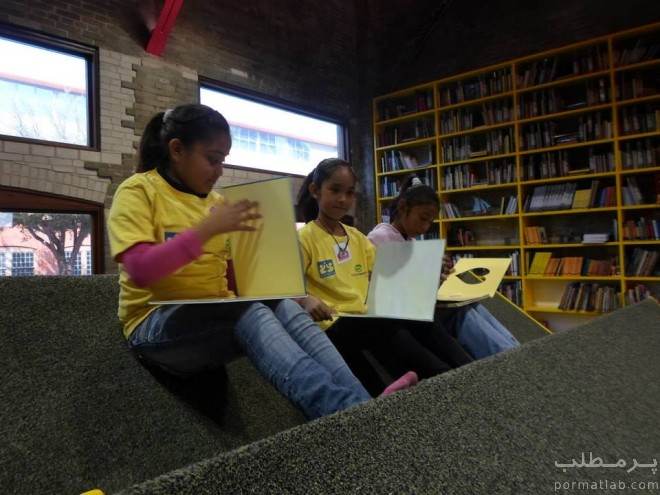 یک کتابخانه کودک در مکزیک با معماری دیدنی 