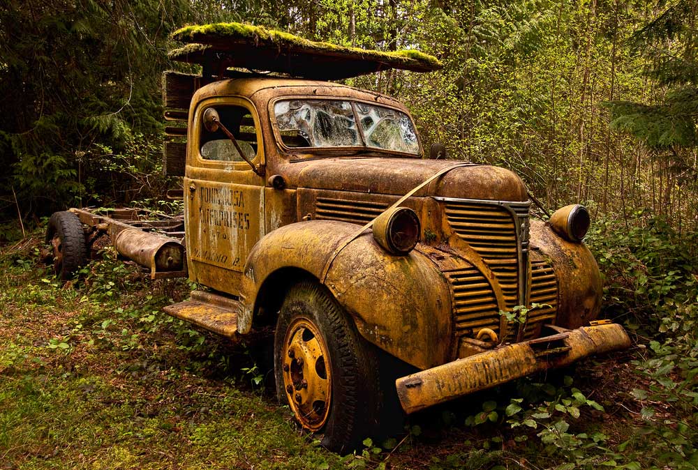قبرستان خودروهای قدیمی در جنگل های بلژیک